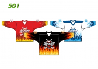 Хоккейная майка 501 круглое плечо расцветка 5